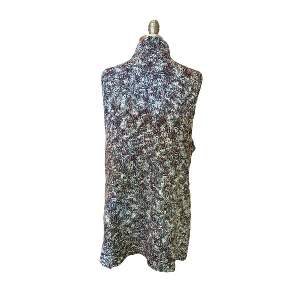 Chico's Sz 3 Marled Sweater Vest Cardigan Super Soft Cozy Stretchy Sz XL/16 Long - Picture 3 of 7